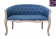 Диван французский стиль Kandy Double Blue фиолетовый