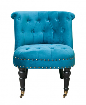 Низкое кресло Aviana Blue Velvet