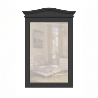 Зеркало прямоугольное(вертикальное) М106BL Black