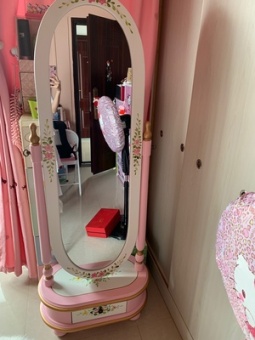 Напольное зеркало Fleur chantante, Розовое