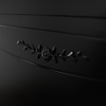 ST9141XS Кровать, сп.место 90х200 (Чёрная)