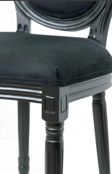 Дизайнерский обеденный стул Volker Black  5KS24501-BB
