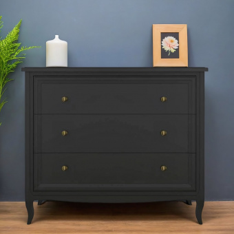 Комод 3 ящика М401BL Black