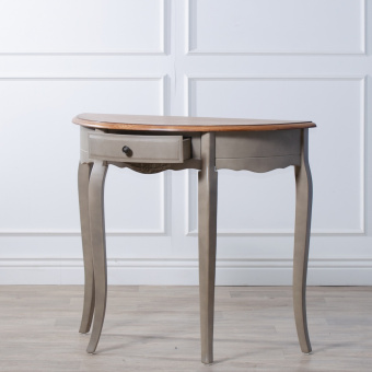 ST9324-GREY Стол-консоль овальный Belveder, серый