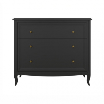 Комод 3 ящика М401BL Black