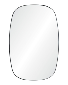 Черное настенное зеркало “Вейл”