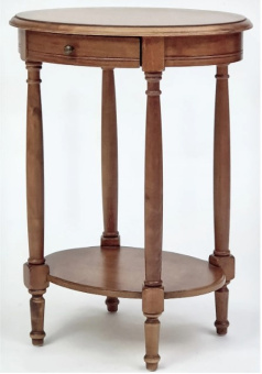 Стол кофейный овальный H835 (D71) Итальянский орех