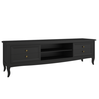 Тумба ТВ широкая М305BL Black