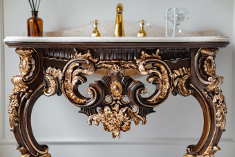 Консоль Изабелла для ванной две ножки