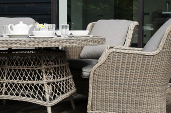 "Неаполь" обеденная группа плетеная из искусственного ротанга