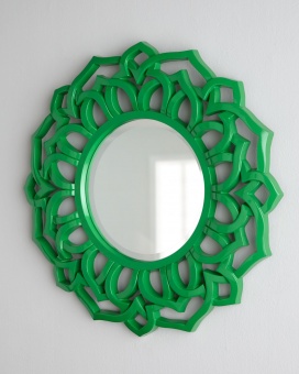 Зеркало "Коул" green