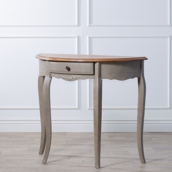 ST9324-GREY Стол-консоль овальный Belveder, серый