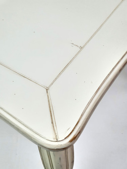 Стол обеденный DF801 (S02)  Бежевый с эффектом старения