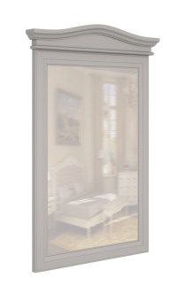 Зеркало прямоугольное(вертикальное) М106G Grey