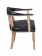 Мягкий стул с подлокотниками Tanner Black Leather Мягкий стул с подлокотниками Tanner Black Leather