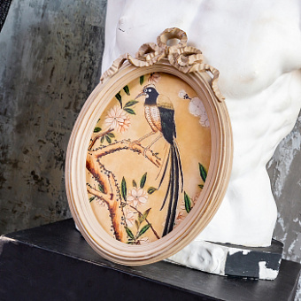 Картина на холсте «Шинуазри», версия 2, в раме «Бернадетт»