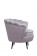 Низкое кресло ракушка Pearl Grey на черных ножках Низкое кресло ракушка Pearl Grey на черных ножках