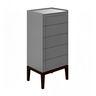 Комод высокий 5 ящиков MRS315G Серый