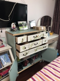 Комод 94 Fleur chantante, Птицы