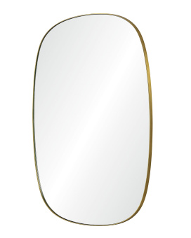 Золотое настенное зеркало “Вейл”
