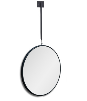 Tandem M Black (Тандем) Зеркало на подвесе в тонкой раме 40*70 см