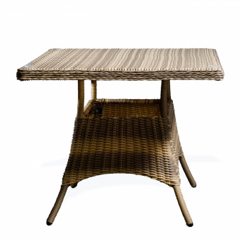 YH-T4028D Стол обеденный плетеный 180x90 SAINT-MARTIN (СЕН-МАРТЕН) из искусственного ротанга, пшеничный меланж