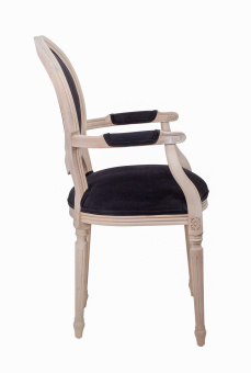 Стул Delo arm black velvet 7LVCF-1916B-BV