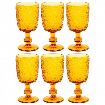 Бокалы «Пэйсли» (6 штук, янтарь)