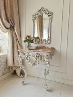 Консоль Изабелла для ванной две ножки