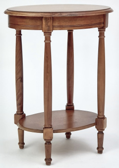 Стол кофейный овальный H835 (D71) Итальянский орех