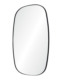 Черное настенное зеркало “Вейл”