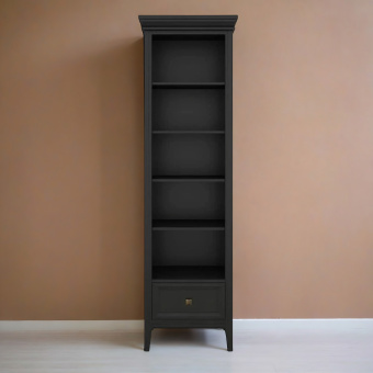 Стеллаж узкий черный