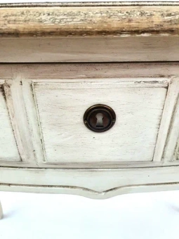 Консоль H823 (Н03+M01) ТОП шато + Бежевый с эффектом старения