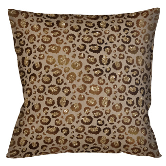 Интерьерная подушка «Леопард» (искра)