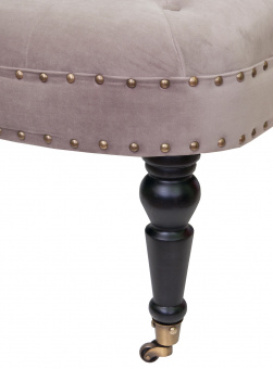 Низкое кресло Aviana Taupe Velvet