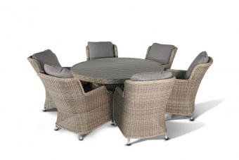 "Неаполь" обеденная группа плетеная из искусственного ротанга