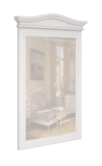 Зеркало прямоугольное(вертикальное)  М106W White