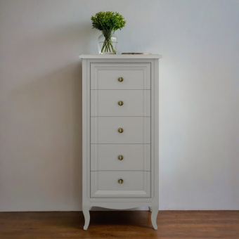 Комод высокий 5 ящиков М315G Grey