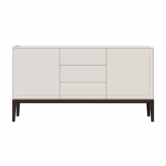 Комод широкий 3 ящика и 2 фасада MRS404W Белый