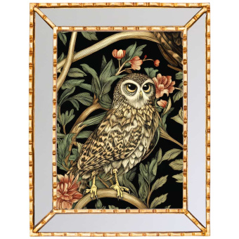 Картина «Бал сказок. Сова» в раме «Аксель»