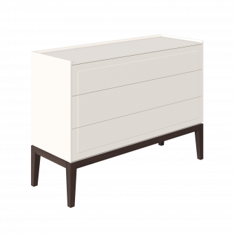 Комод 3 ящика MRS401W Белый