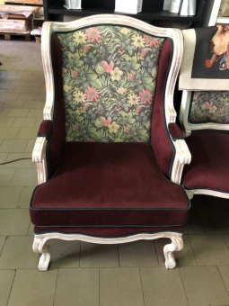 Кресло Цветочный орнамент