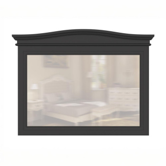 Зеркало прямоугольное(горизонтальное)  М104BL  Black