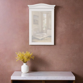 Зеркало прямоугольное(вертикальное)  М106W White