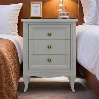 Тумба прикроватная 3 ящика М303G Grey