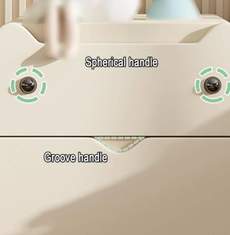 Детская прикроватная тумбочка Gato, белая 