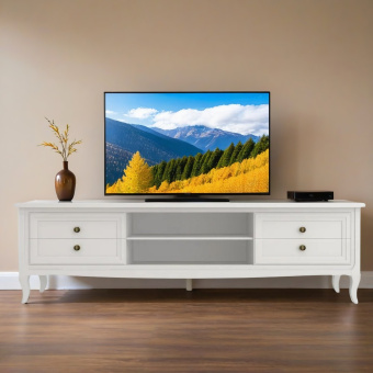 Тумба ТВ широкая М305W White