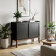 Комод 2 двери MRS404BL Черный Комод 2 двери MRS404BL Черный