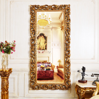 Напольное зеркало в раме Kingsley Gold (Кингсли), 90*188 см