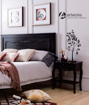 ST9141XS Кровать, сп.место 90х200 (Чёрная)